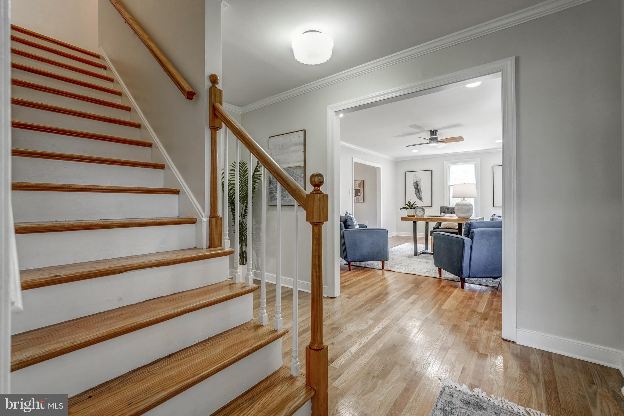 1771 Robindale Road North Chesterfield, VA 23235 - Photo 10 of 67 a view of entryway and hall with wooden floor