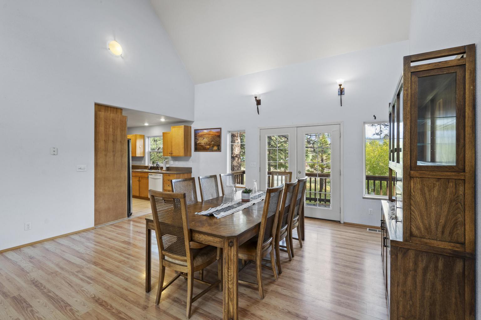 1190 Cedar Flat Road Williams, OR 97544 - Photo 11 of 45 a view of a dining room with furniture and wooden floor