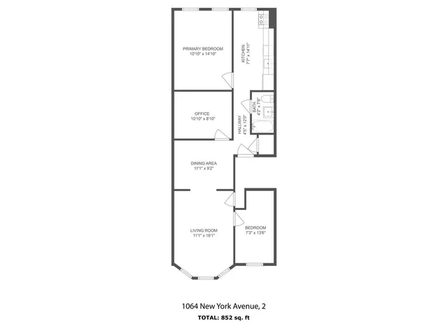 $3,100 | 1064 New York Avenue, Unit 2 | Flatbush