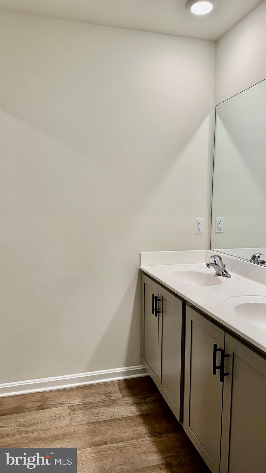 1236 Pimpernell Path Middletown, DE 19709 - Photo 18 of 37 a bathroom with a sink and a mirror