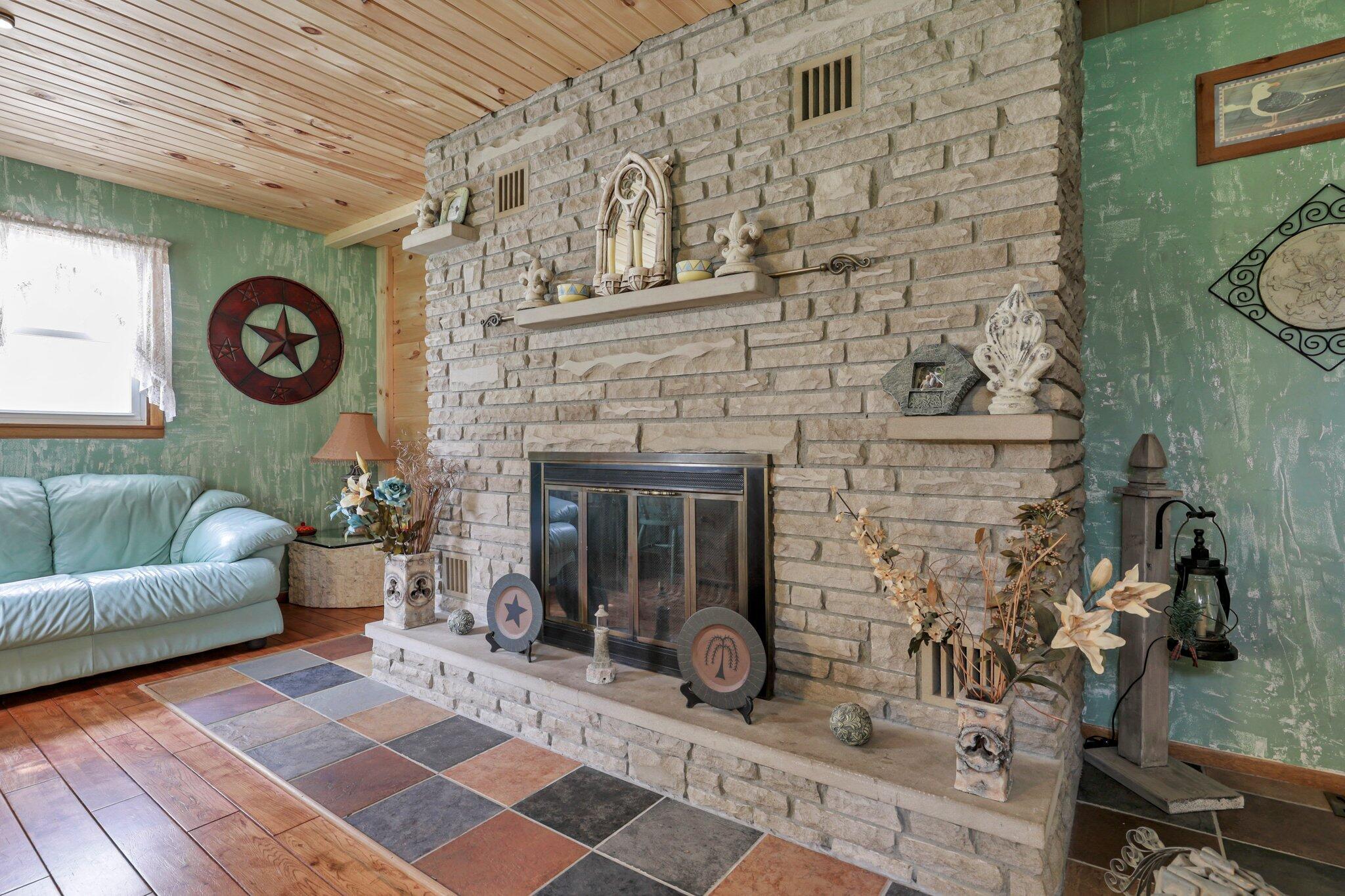 1085 McGrery Road Southeast Lancaster, OH 43130 - Photo 12 of 34 Gorgeous Fireplace