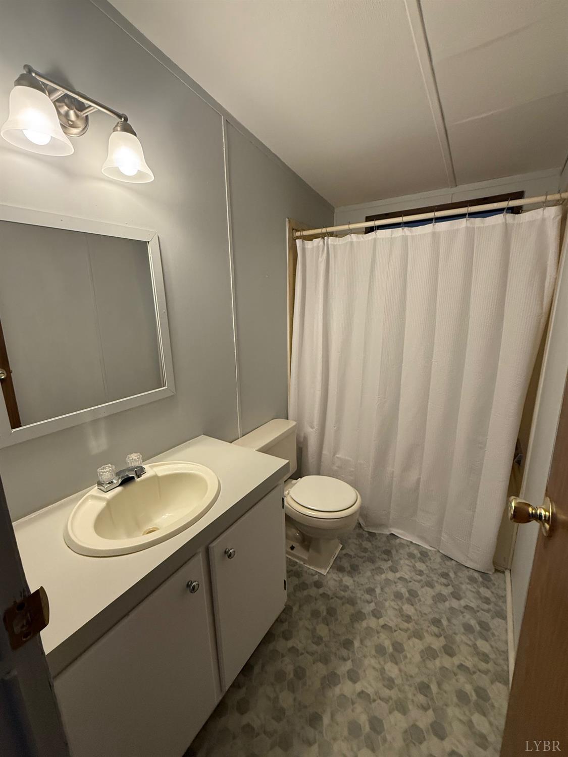 271 Candlemakers Lane Rustburg, VA 24588 - Photo 12 of 31 a bathroom with a sink a toilet and a mirror