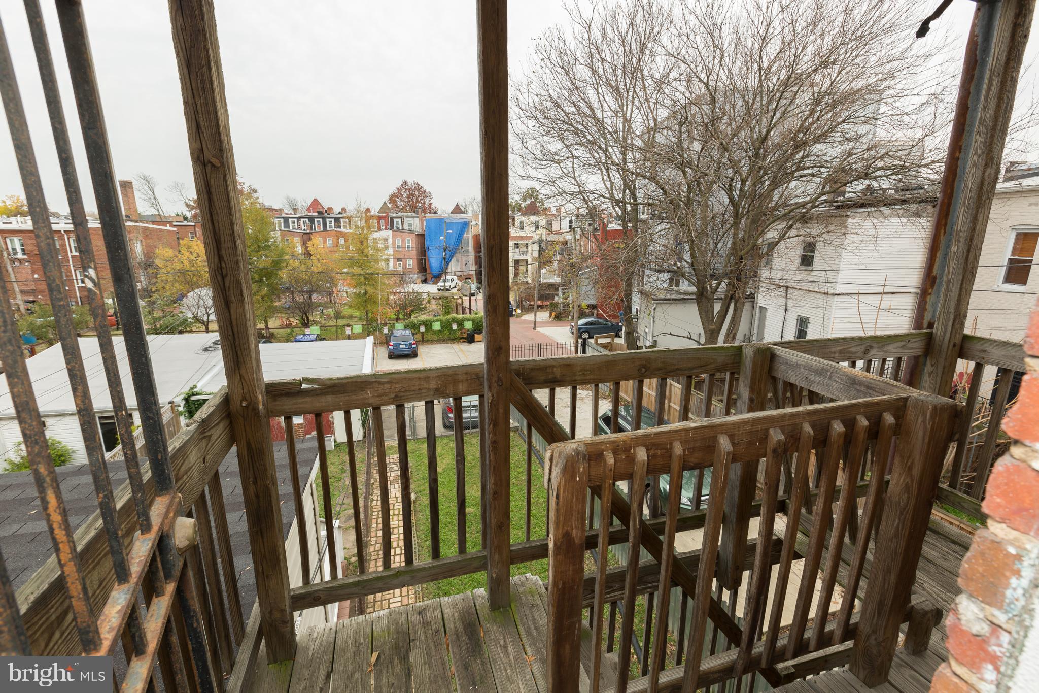 1028 Park Road Northwest Washington, DC 20010 - Photo 31 of 35 Back Deck