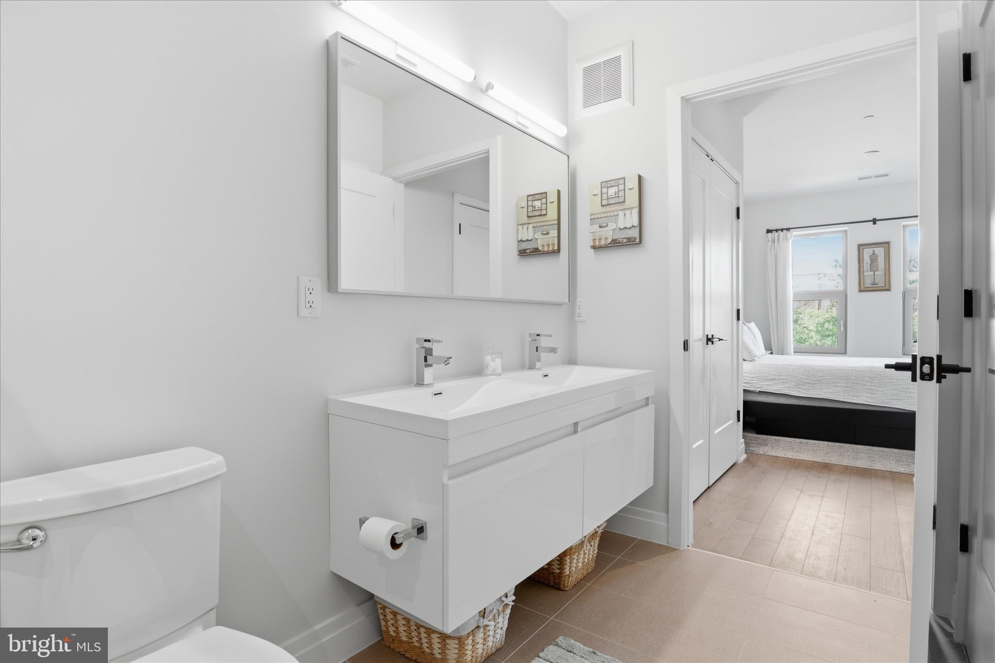 900 11th Street Southeast, Unit 203 Washington, DC 20003 - Photo 14 of 36 Double Sinks in Spacious bathroom
