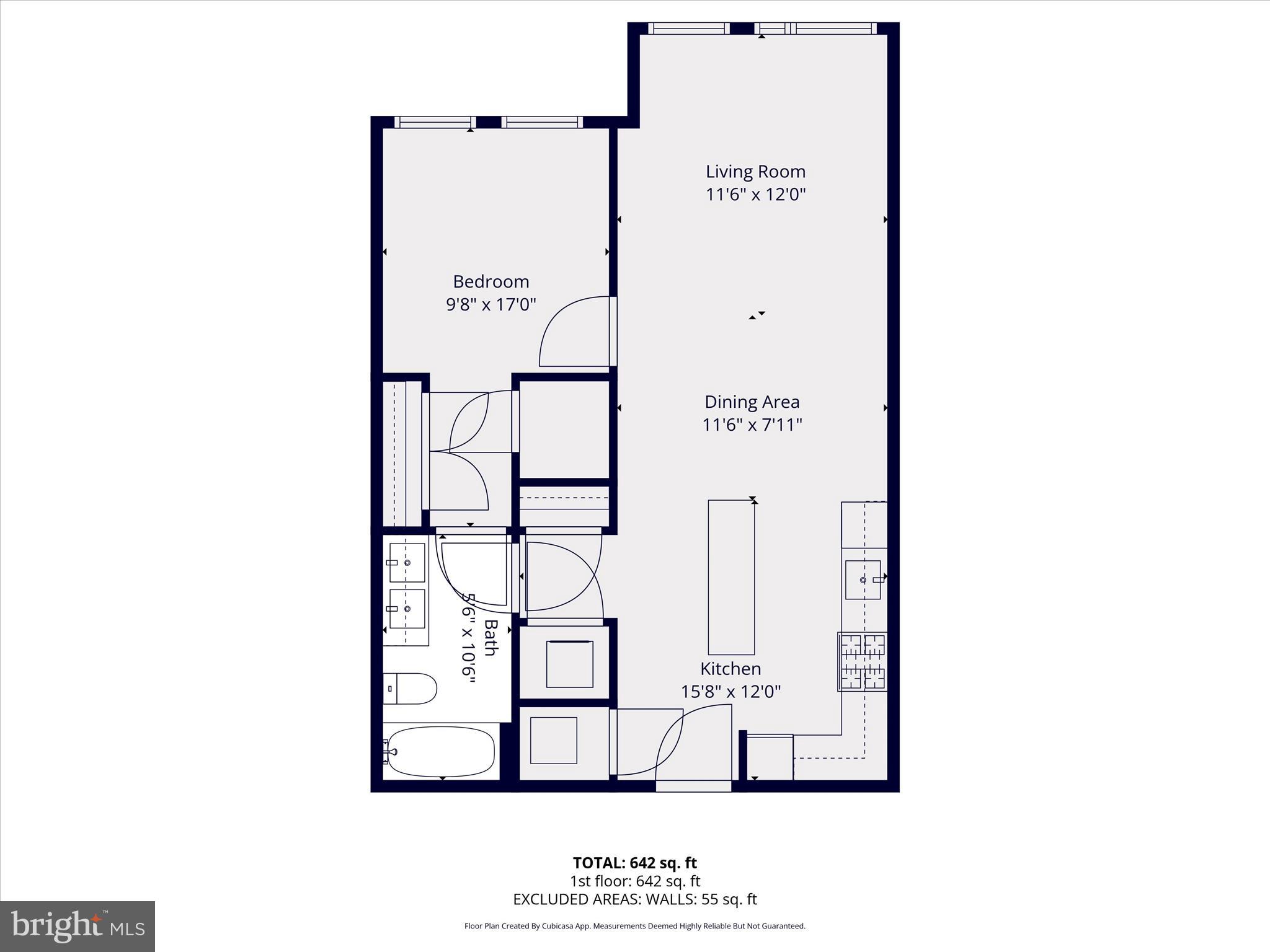 900 11th Street Southeast, Unit 203 Washington, DC 20003 - Photo 36 of 36 Floorplan