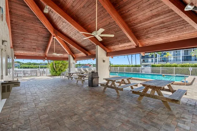 a outdoor space with patio lots of furniture