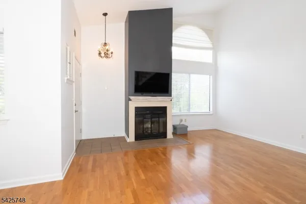a view of a livingroom with a fireplace