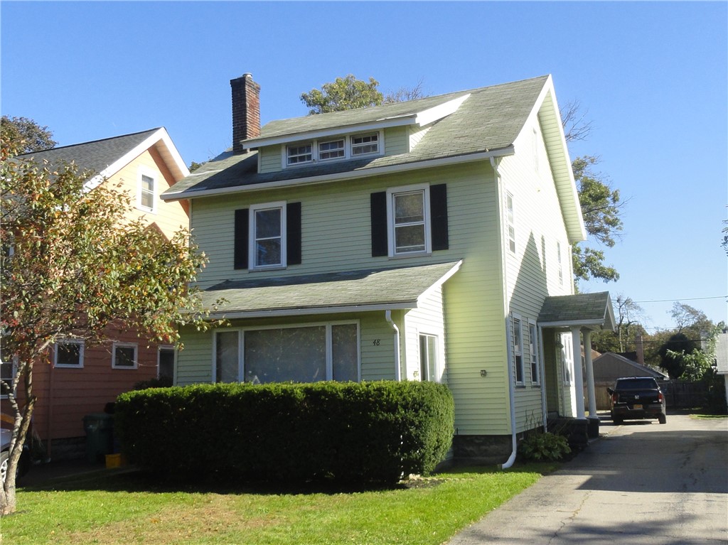 48 Cedarwood Road Irondequoit, NY 14617 - Photo 1 of 1 Classic vinyl sided colonial. Covered side entry.