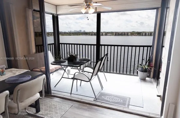 a view of balcony and patio