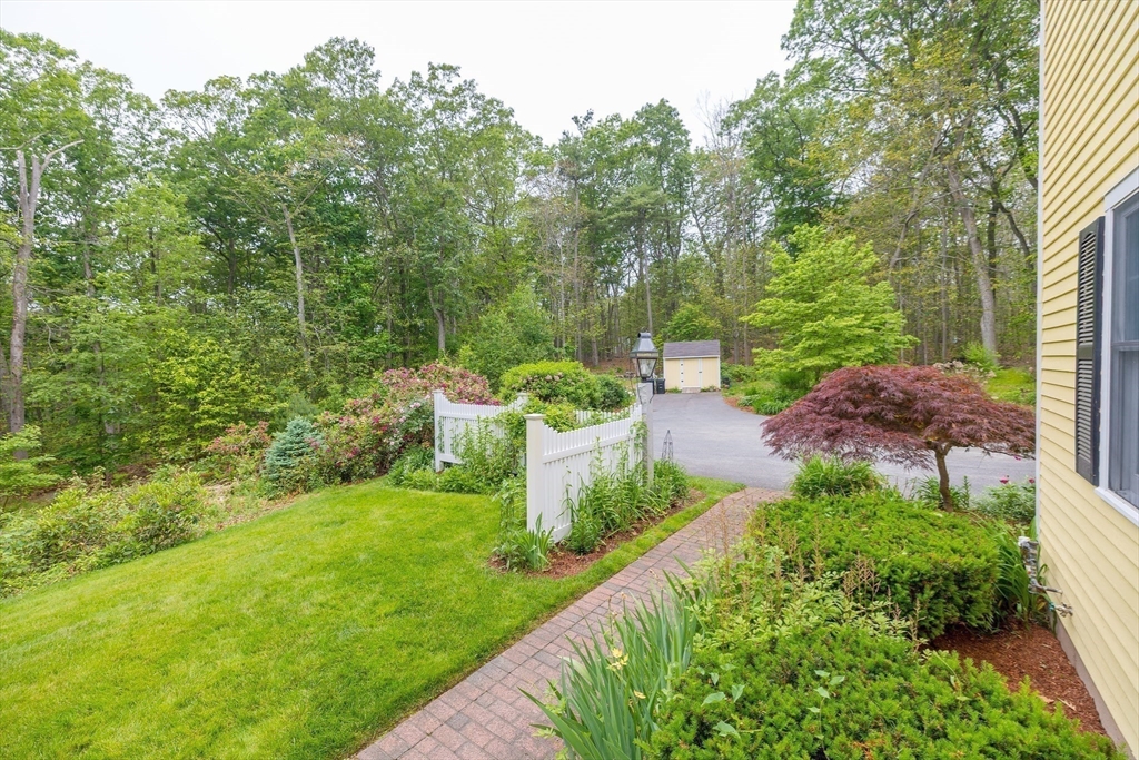759 Main Street Boxford, MA 01921 - Photo 33 of 35 a view of a garden with large trees