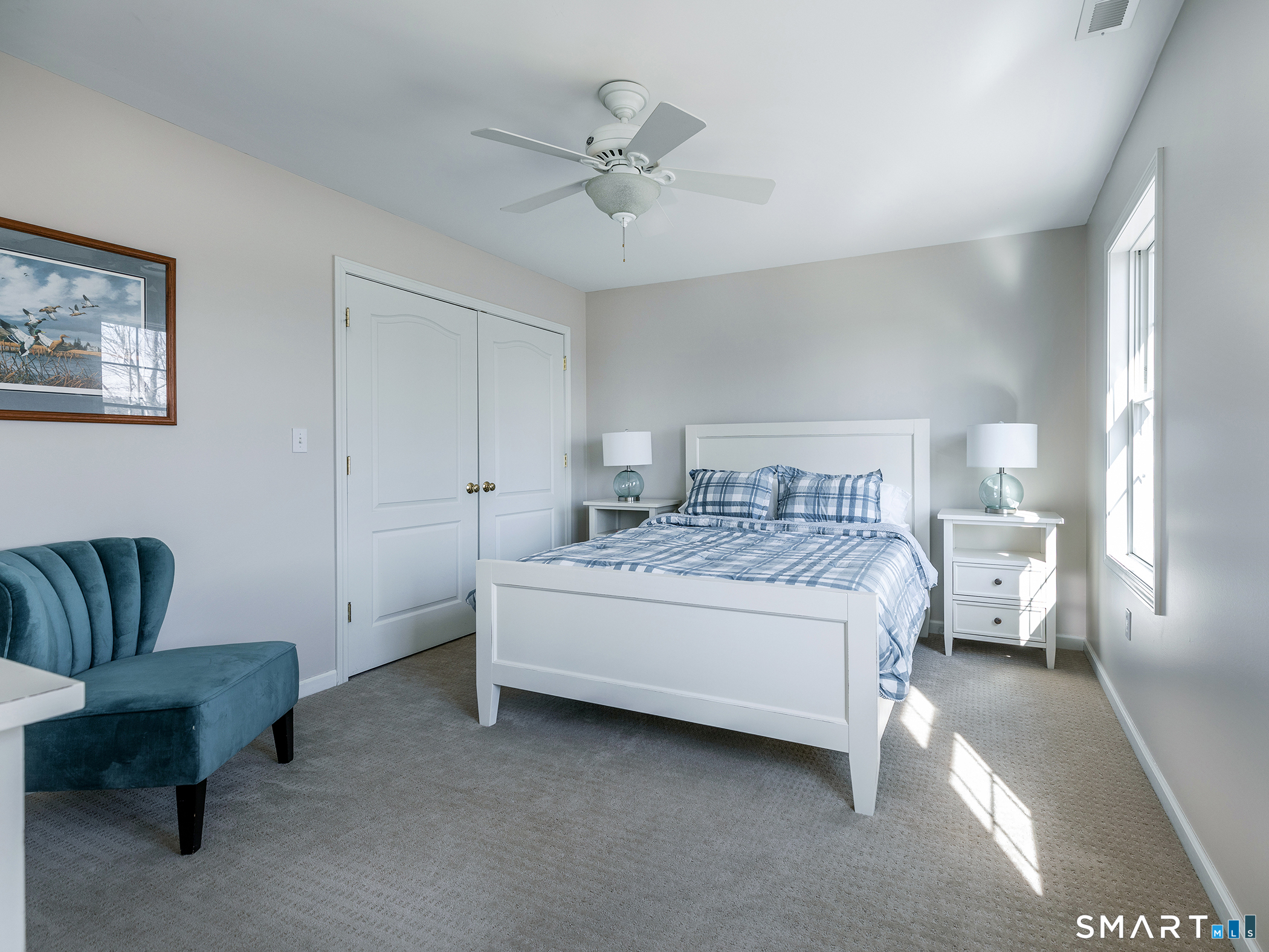 3 Weldon Court Goshen, CT 06756 - Photo 29 of 38 a spacious bedroom with a bed and a couch