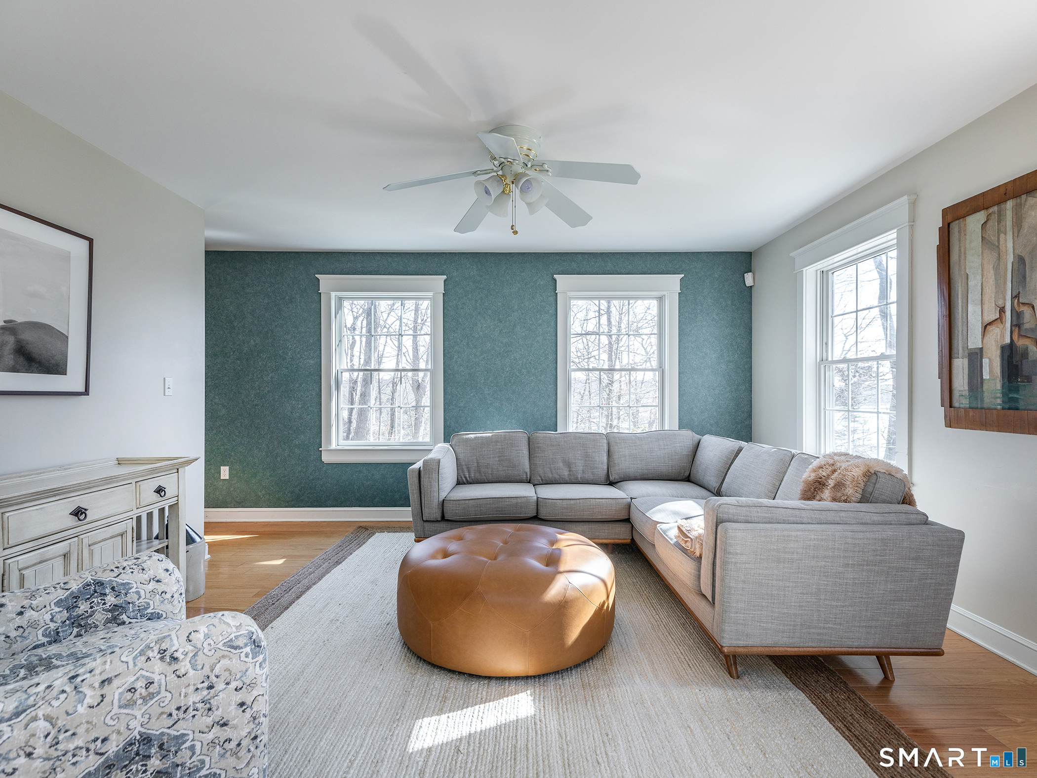 3 Weldon Court Goshen, CT 06756 - Photo 8 of 38 a living room with furniture and a large window