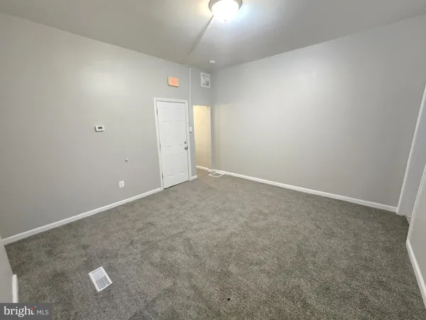 a view of an empty room