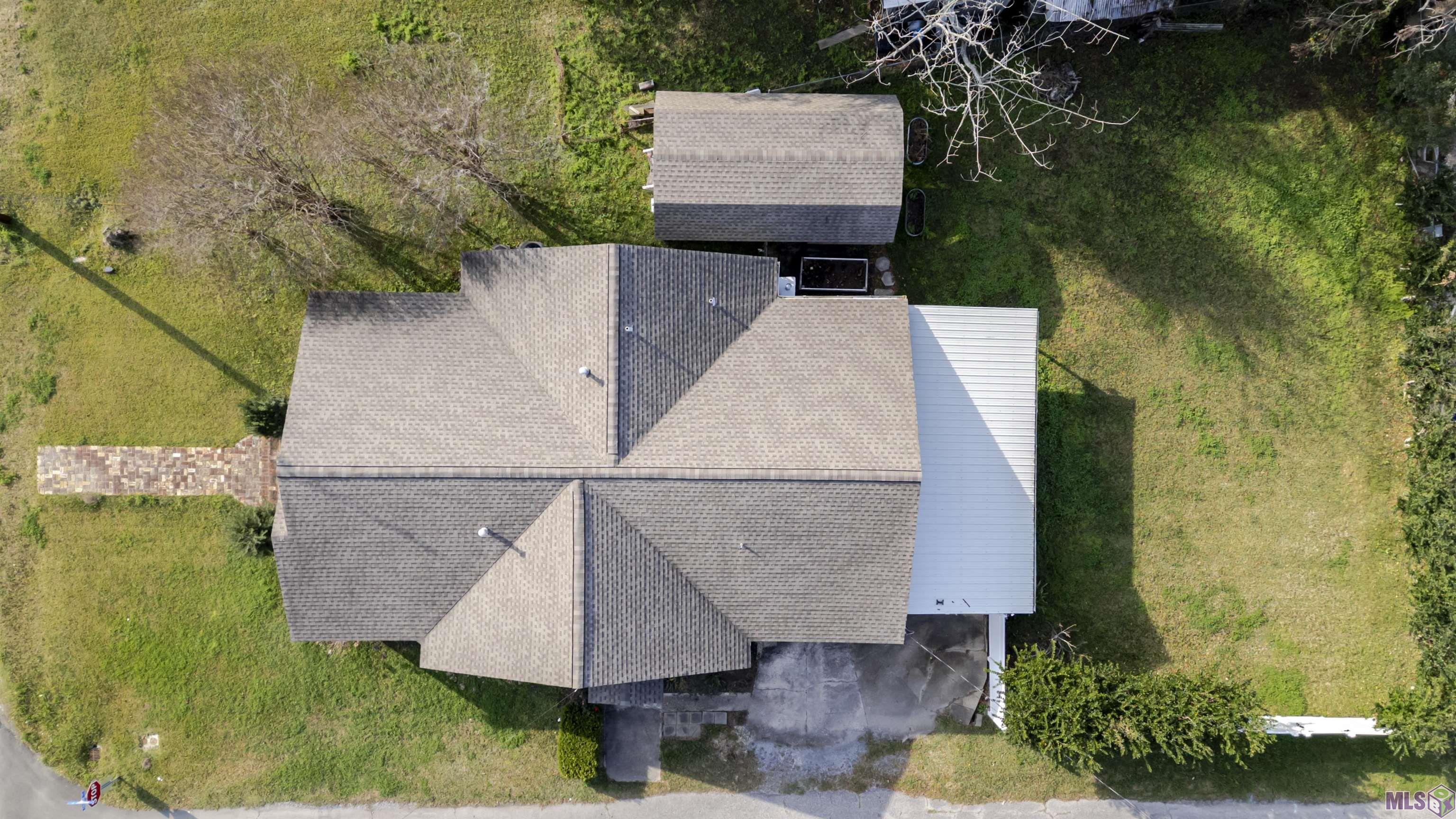 206 Coulon Road Thibodaux, LA 70301 - Photo 18 of 19 Aerial View of Property