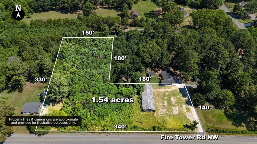 34 Fire Tower Road Northwest Cartersville, GA 30121 - Photo 1 of 1 a view of a back yard