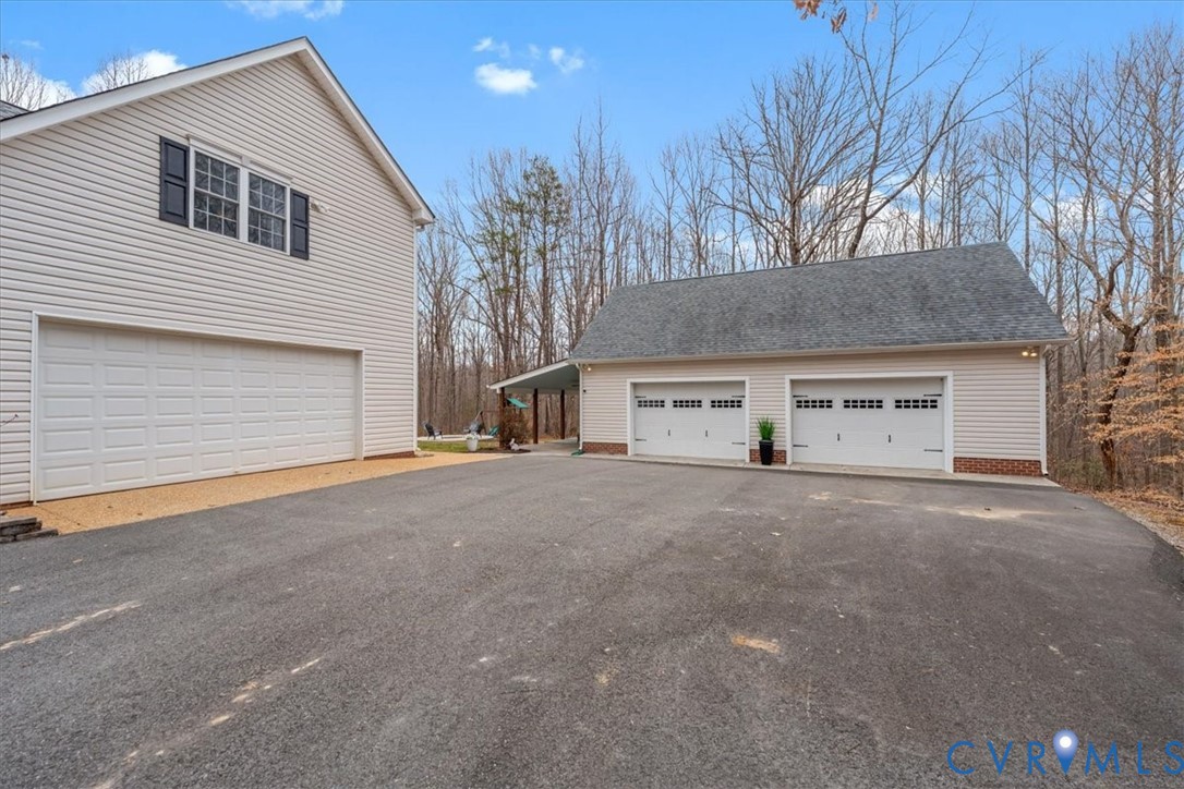 4308 A Three Bridge Road Powhatan, VA 23139 - Photo 49 of 76 ATTACHED GARAGE VIEW