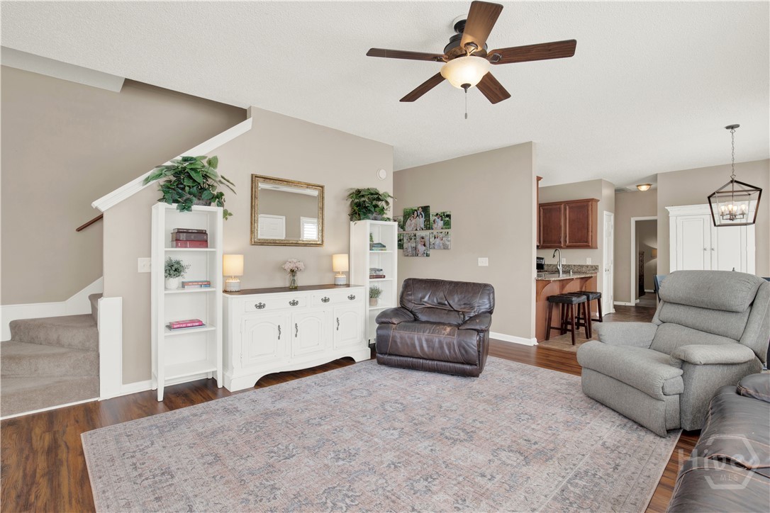 306 Walthour Drive Rincon, GA 31326 - Photo 13 of 49 Living Room with gas fireplace