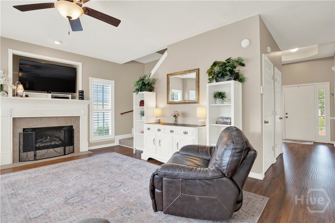 306 Walthour Drive Rincon, GA 31326 - Photo 10 of 49 Living Room with gas fireplace