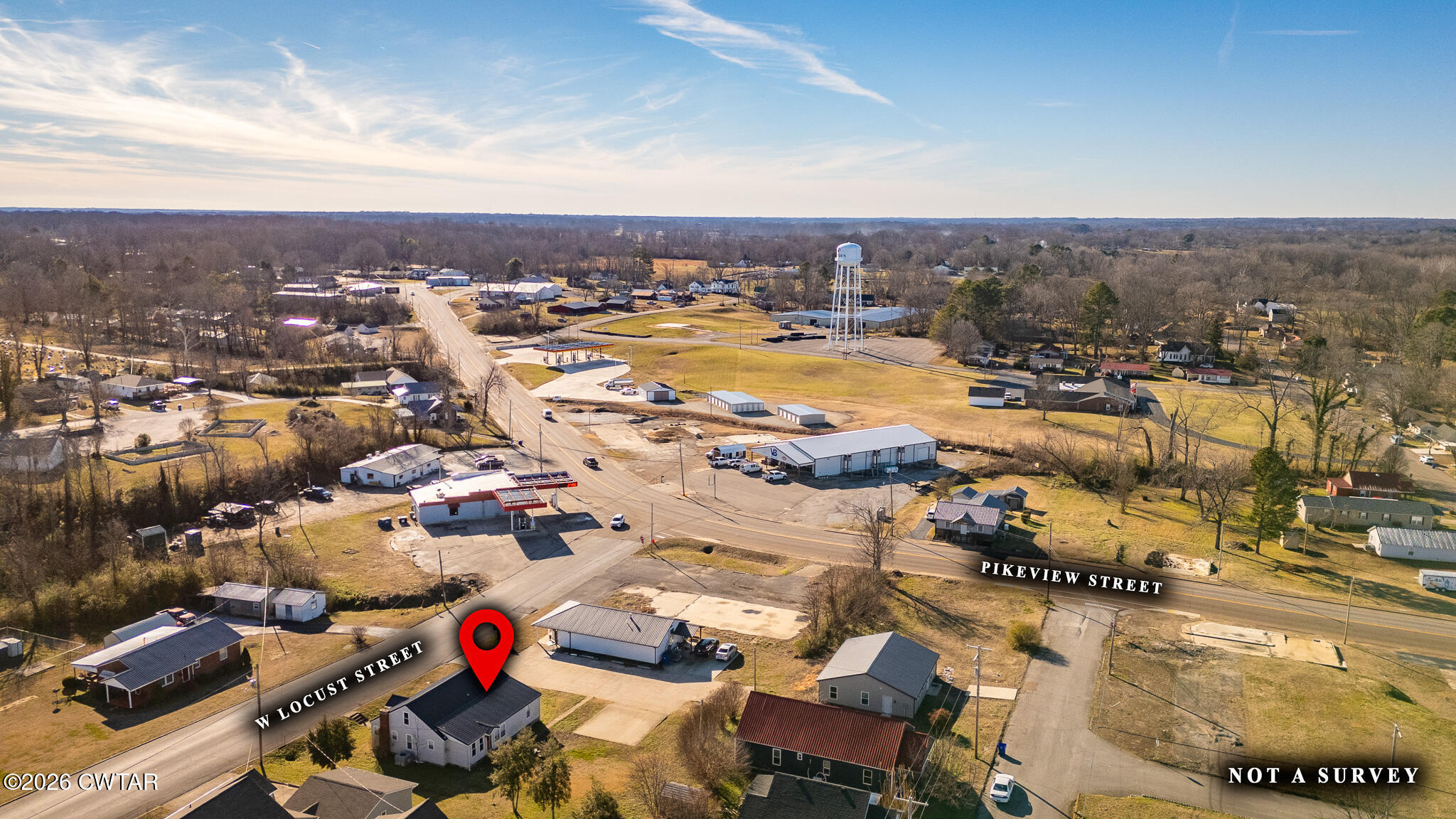 150 West Locust Street Dresden, TN 38225 - Photo 30 of 31 an aerial view of residential houses with outdoor space