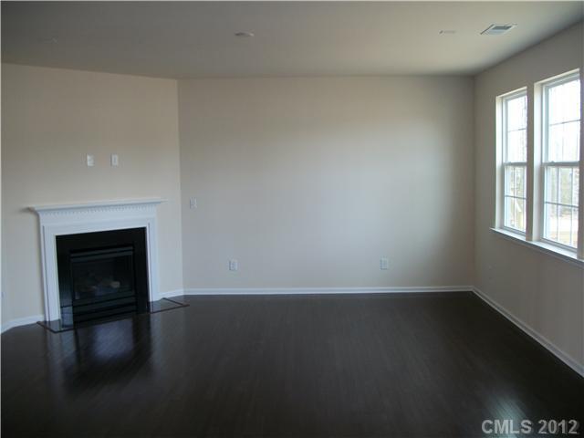 1204 Screech Owl Road Waxhaw, NC 28173 - Photo 6 of 16 an empty room with wooden floor fire place and windows