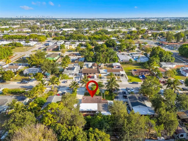 a view of a city with an ocean