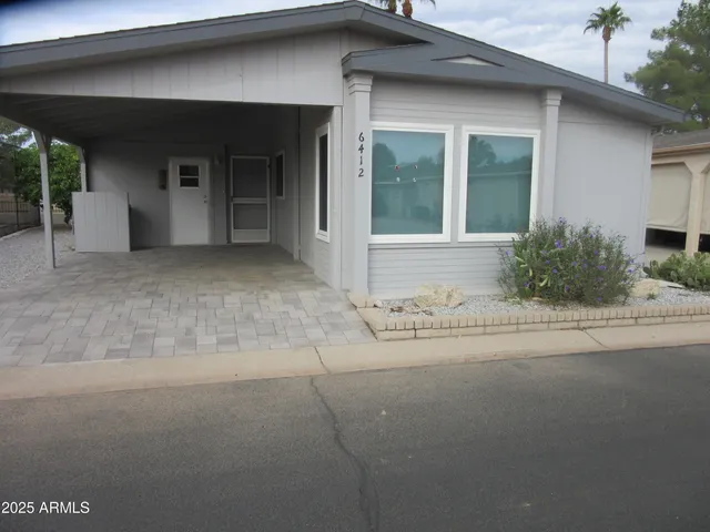 a view of a house with a outdoor space