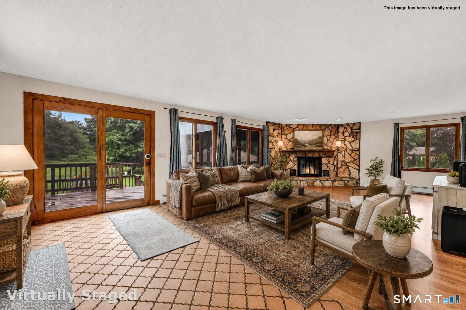 295 Wolcott Hill Road Wethersfield, CT 06109 - Photo 15 of 40 Virtually Staged Family Room