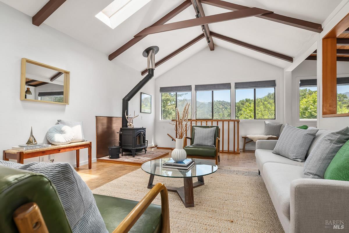53 Madrone Road Fairfax, CA 94930 - Photo 2 of 25 Natural light bathes each room.