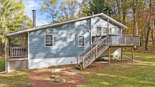 a house view with a garden space