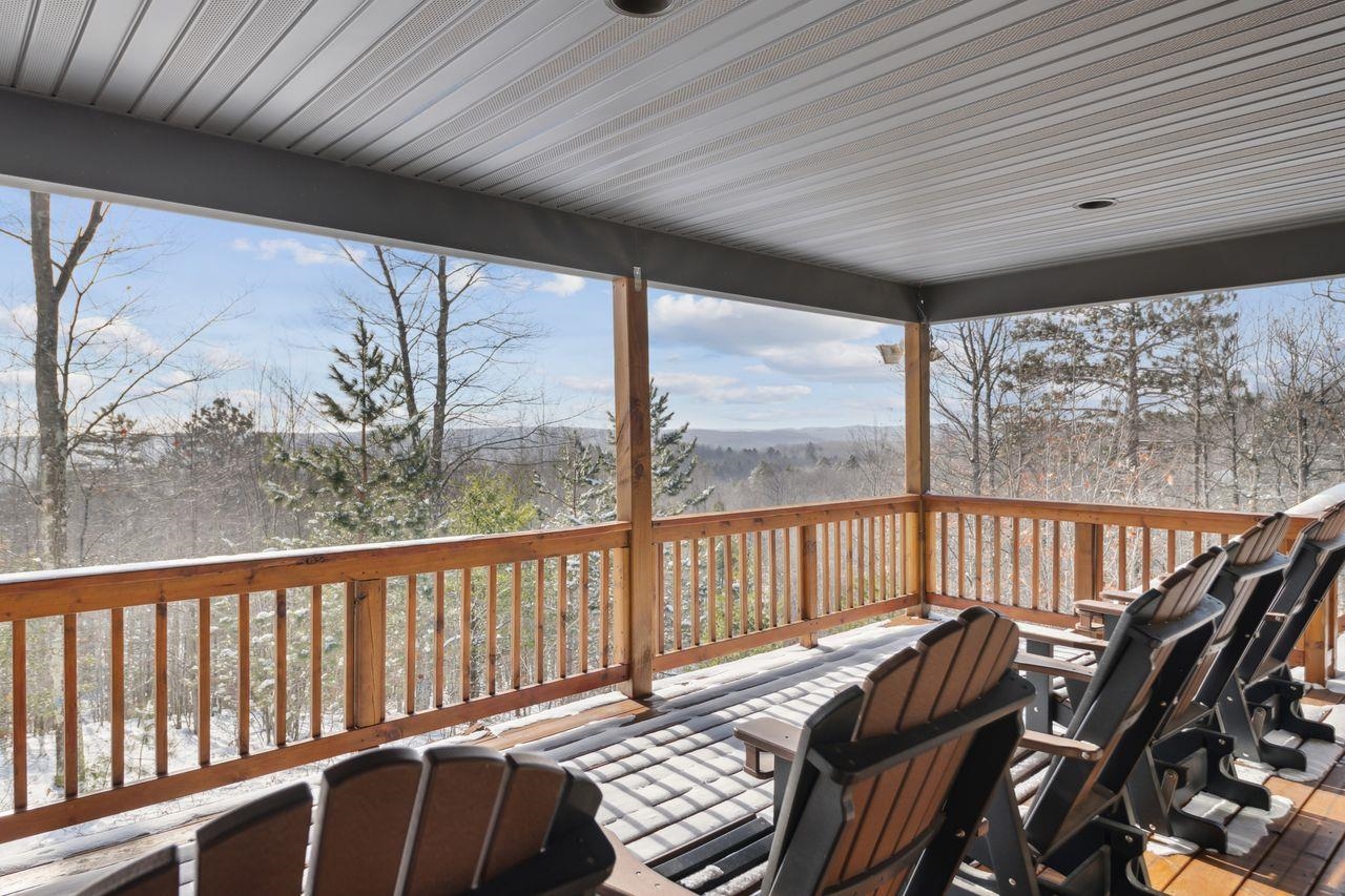 28255 Friendly Valley Road Washburn, WI 54891 - Photo 24 of 34 View of snow covered deck