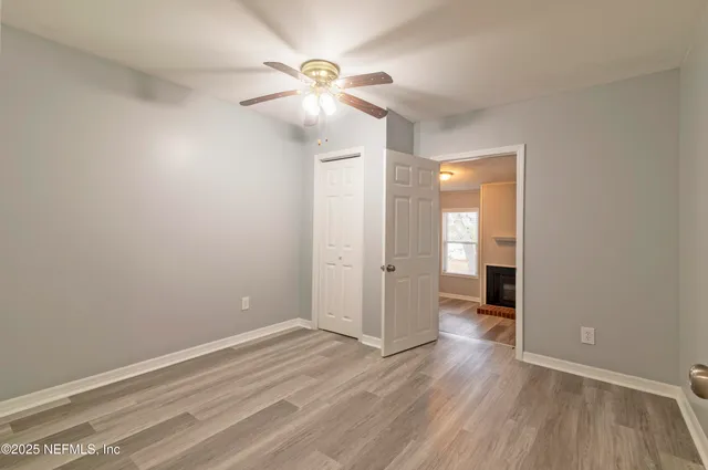 wooden floor in an empty room