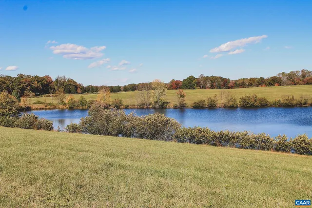 a view of lake and mountain