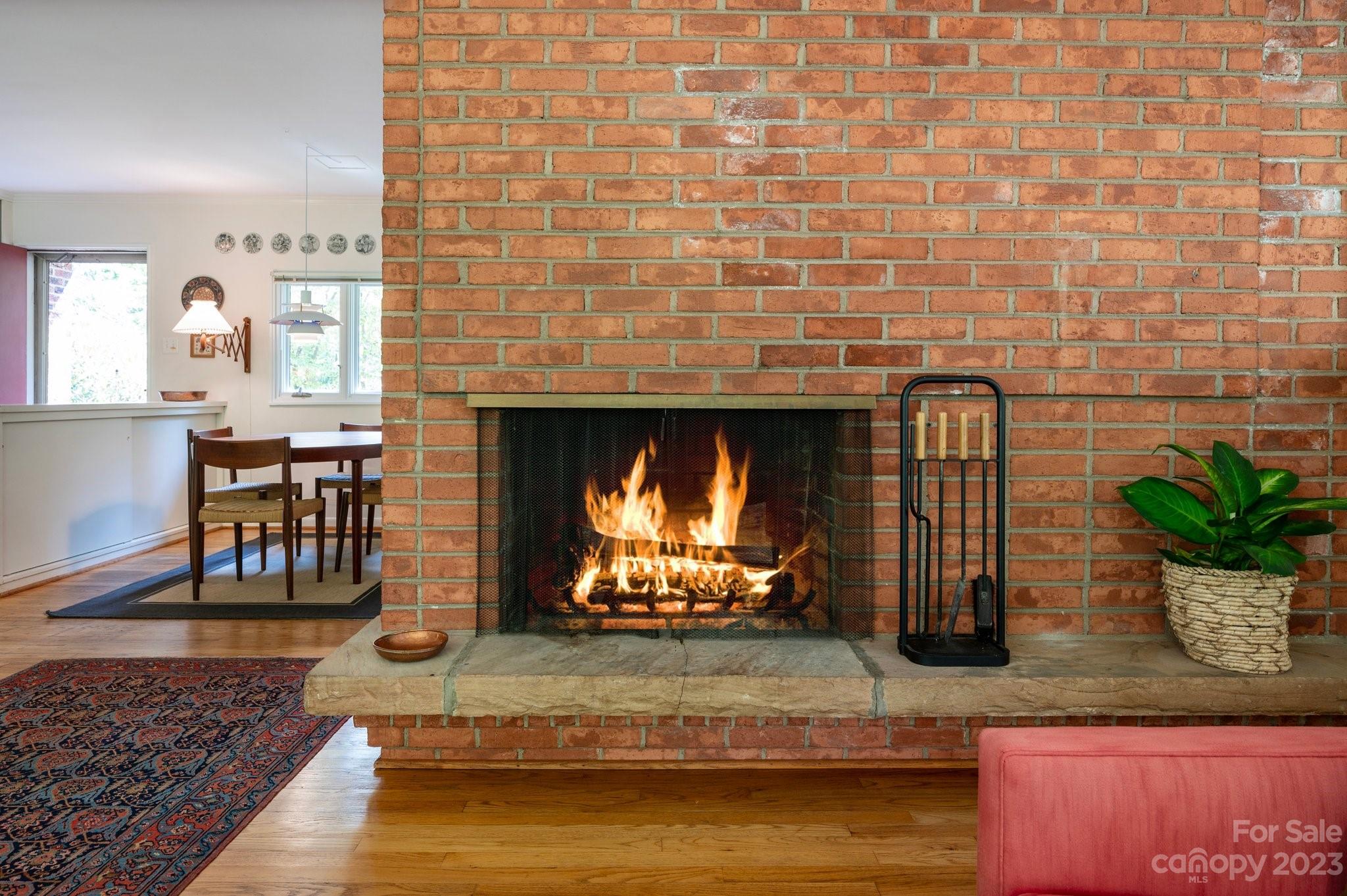 112 Hilltop Road Black Mountain, NC 28711 - Photo 7 of 34 a room with fireplace