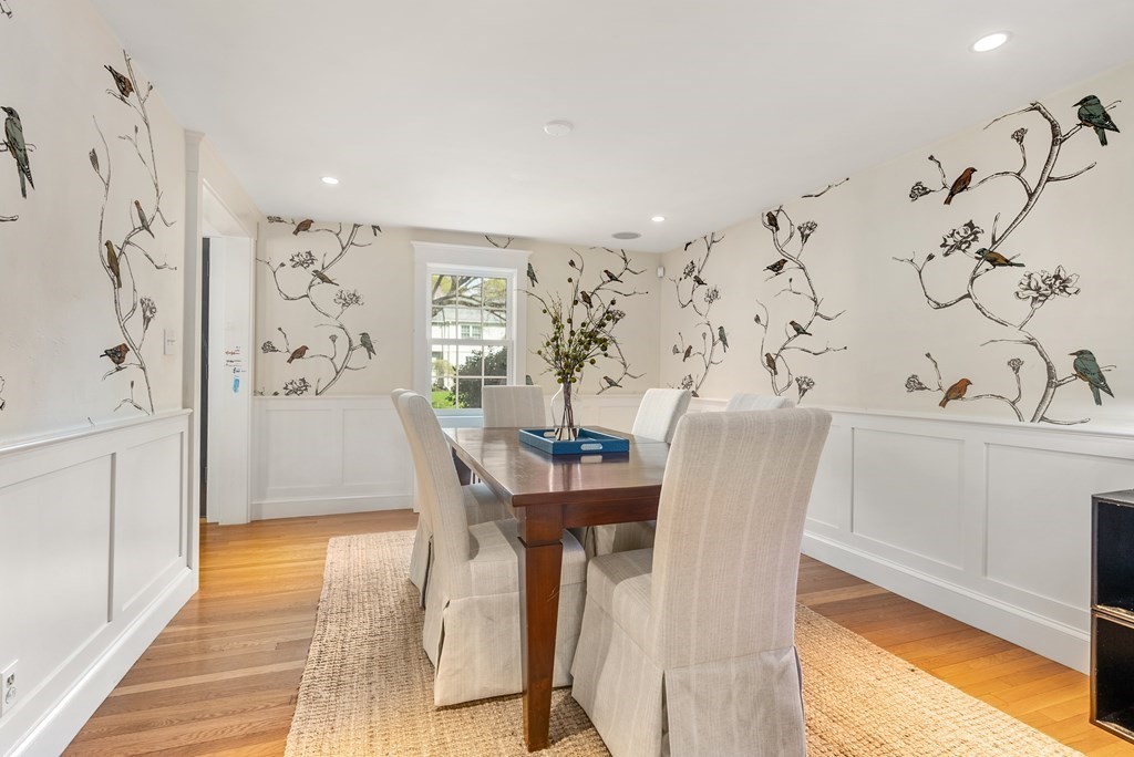 27 Boulder Brook Road Wellesley, MA 02481 - Photo 13 of 41 a view of a dining room with furniture and wooden floor