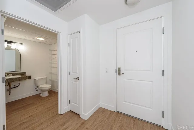 wooden floor in an empty room