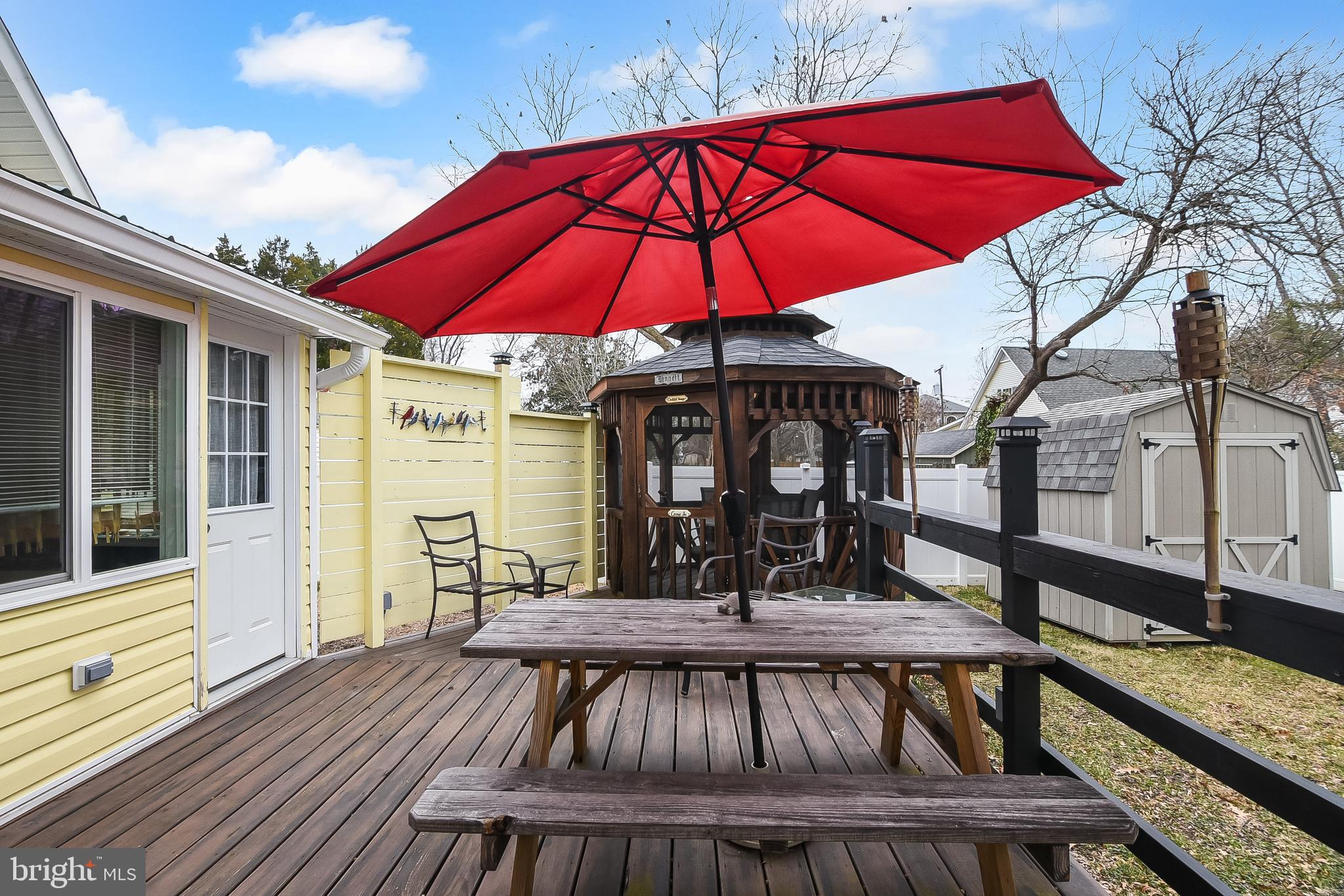 115 Nelson Street Colonial Beach, VA 22443 - Photo 31 of 45 Back Deck Picnic Area