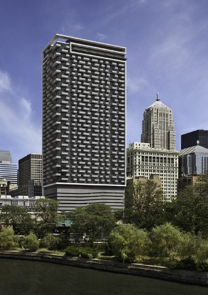 a view of a large building