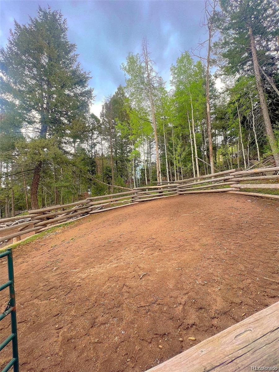 19424 Silver Ranch Road Conifer, CO 80433 - Photo 15 of 17 a view of a tennis court