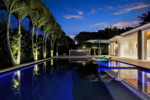 a view of a balcony with an outdoor space