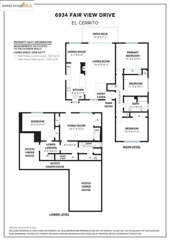 $1,049,000 | 6934 Fair View Drive, El Cerrito, CA 94530