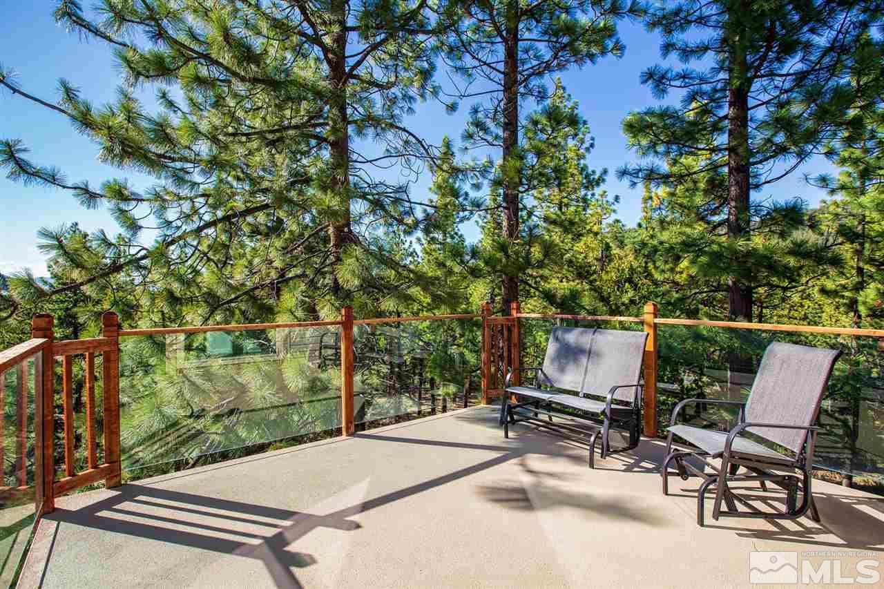 116 B Snowbird Court, Unit B Stateline, NV 89449 - Photo 17 of 40 a view of a bench in a patio
