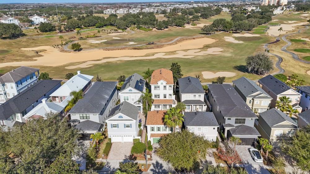 7423 Excitement Drive Reunion, FL 34747 - Photo 73 of 99 an aerial view of residential houses with outdoor space