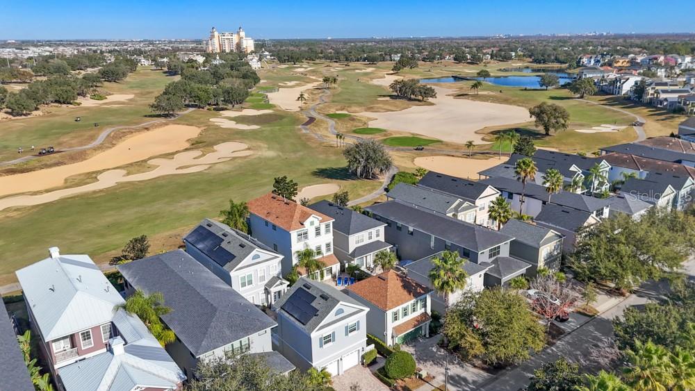 7423 Excitement Drive Reunion, FL 34747 - Photo 76 of 99 an aerial view of residential houses with outdoor space