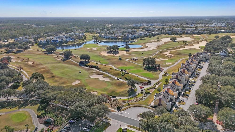 7423 Excitement Drive Reunion, FL 34747 - Photo 88 of 99 an aerial view of residential building with parking space