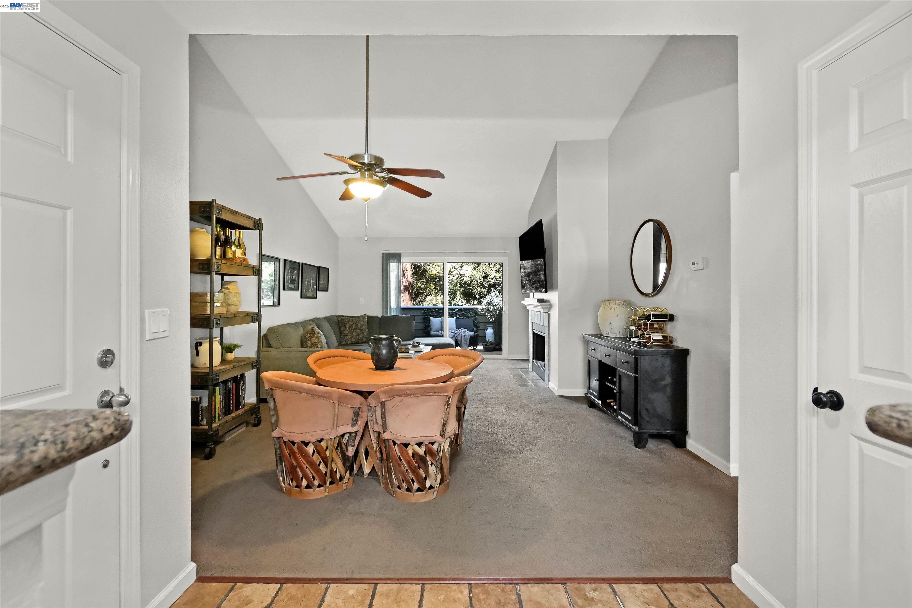 200 Reflections Drive, Unit 23 San Ramon, CA 94583 - Photo 15 of 56 a view of a dining room and hall with furniture