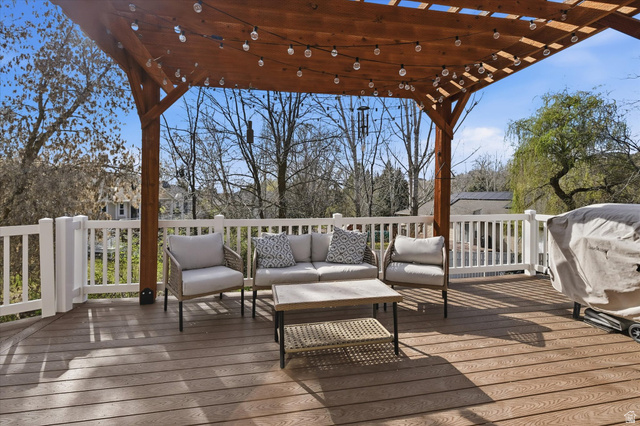 353 Robin Street Smithfield, UT 84335 - Photo 43 of 70 Deck with outdoor furniture and grilling area
