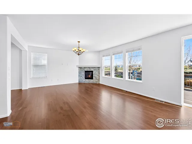 a view interior of the house window and wooden floor