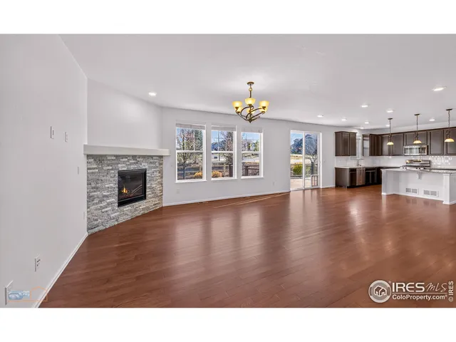 a view interior of a house swimming pool and fire pit
