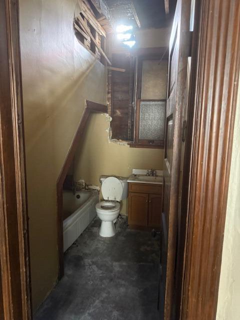 1828 Oliver Street Whiting, IN 46394 - Photo 31 of 37 a bathroom with a toilet and a shower