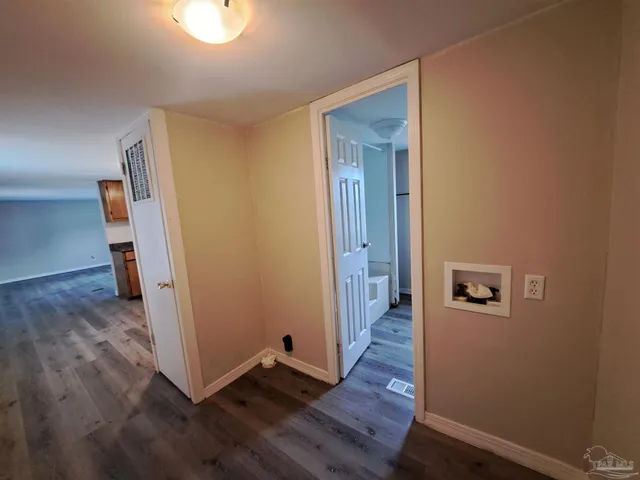 wooden floor in a gallery